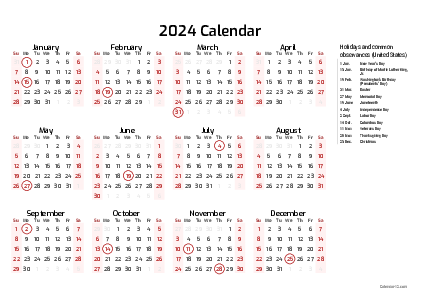 Monthly Calendar With Holidays 2022 Printable 2022 Calendars (Pdf) - Calendar-12.Com